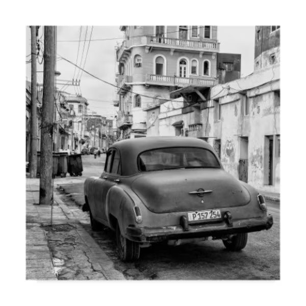 Philippe Hugonnard 'Retro Car in Havana 1' Canvas Art, 18x18, Trademark Fine Art, Mfr#: PH00970-C1818GG